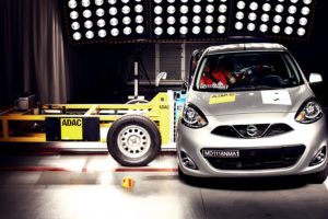 Nissan March leva uma estrela do Latin NCAP em proteção para os passageiros