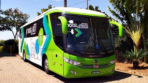 Marcopolo lança ônibus  100% elétrico