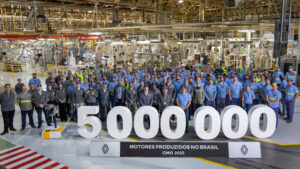 Fábrica da Renault atinge a marca de cinco milhões de motores produzidos